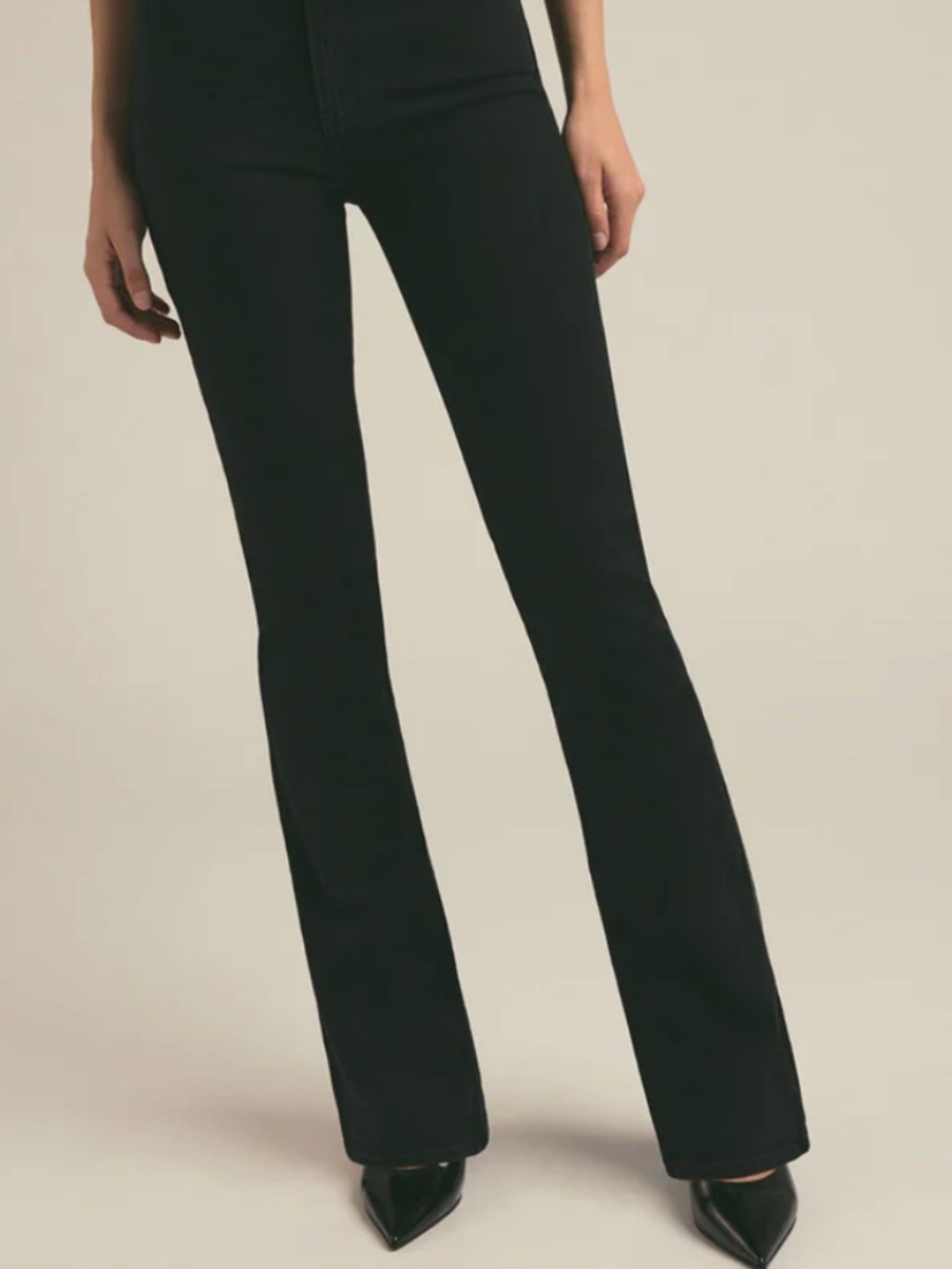 Favorite Daughter Valentina Boot Kyoto Black Super High Rise Bootcut 30 ECU